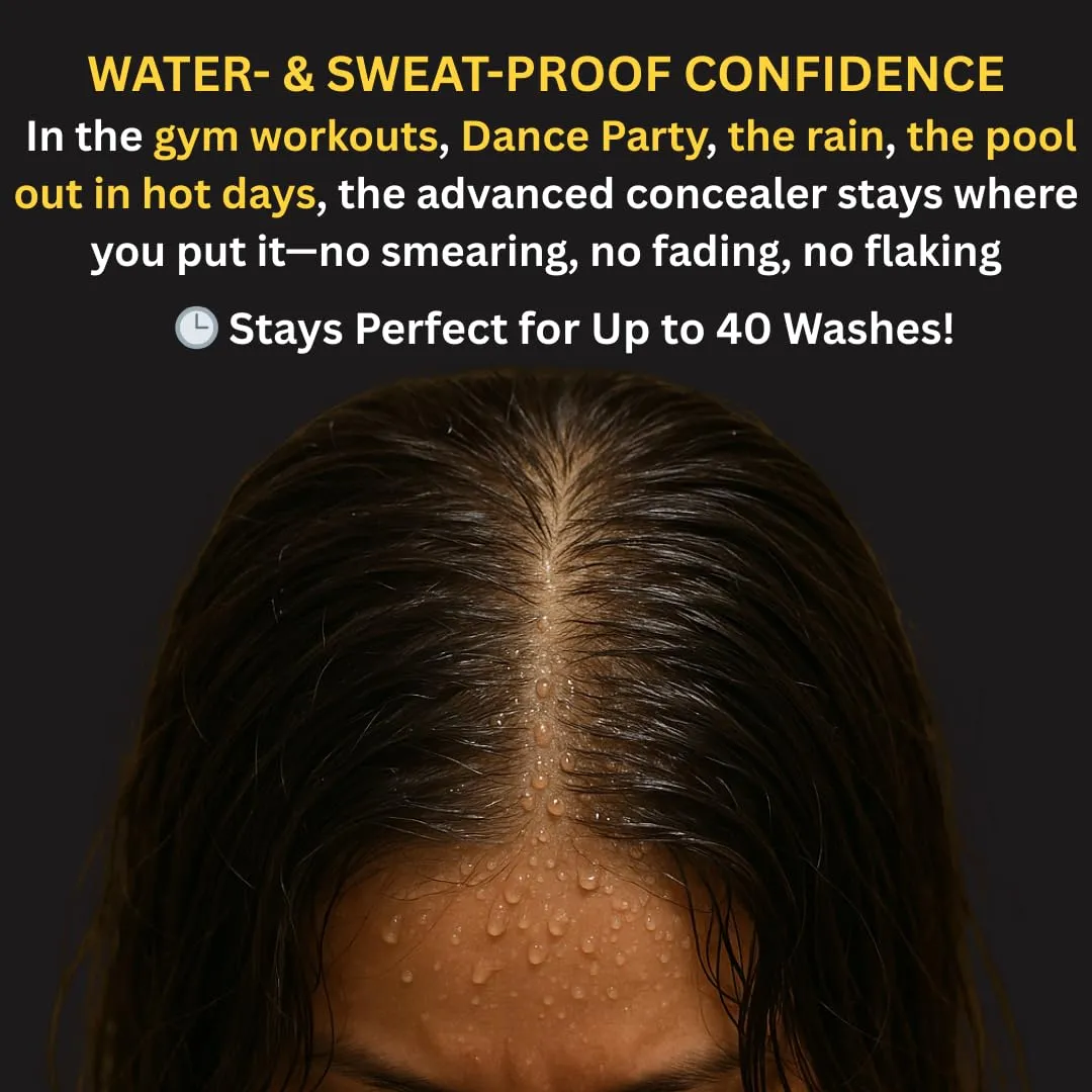 Lace Wig Knots, Holes & Grid Concealer/Eraser/Hider – Real Scalp Effect, Sweat & Water Proof, Cocoa Brown, 30 ML Jar with Magic Strip & Spatula, 30 Uses, No Bleach or Bald Cap Needed (Light Sand)