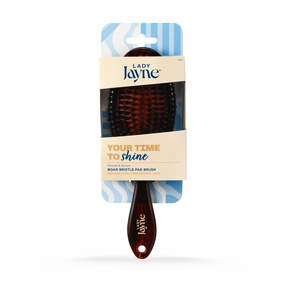 Lady Jayne Large Boar Bristle Pad Brush