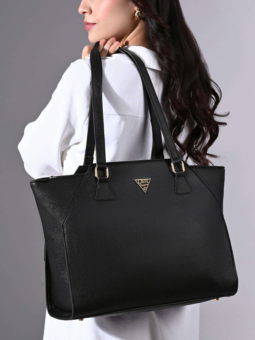 Lavie Signature Alaska Pro Large Tan Womens Tote