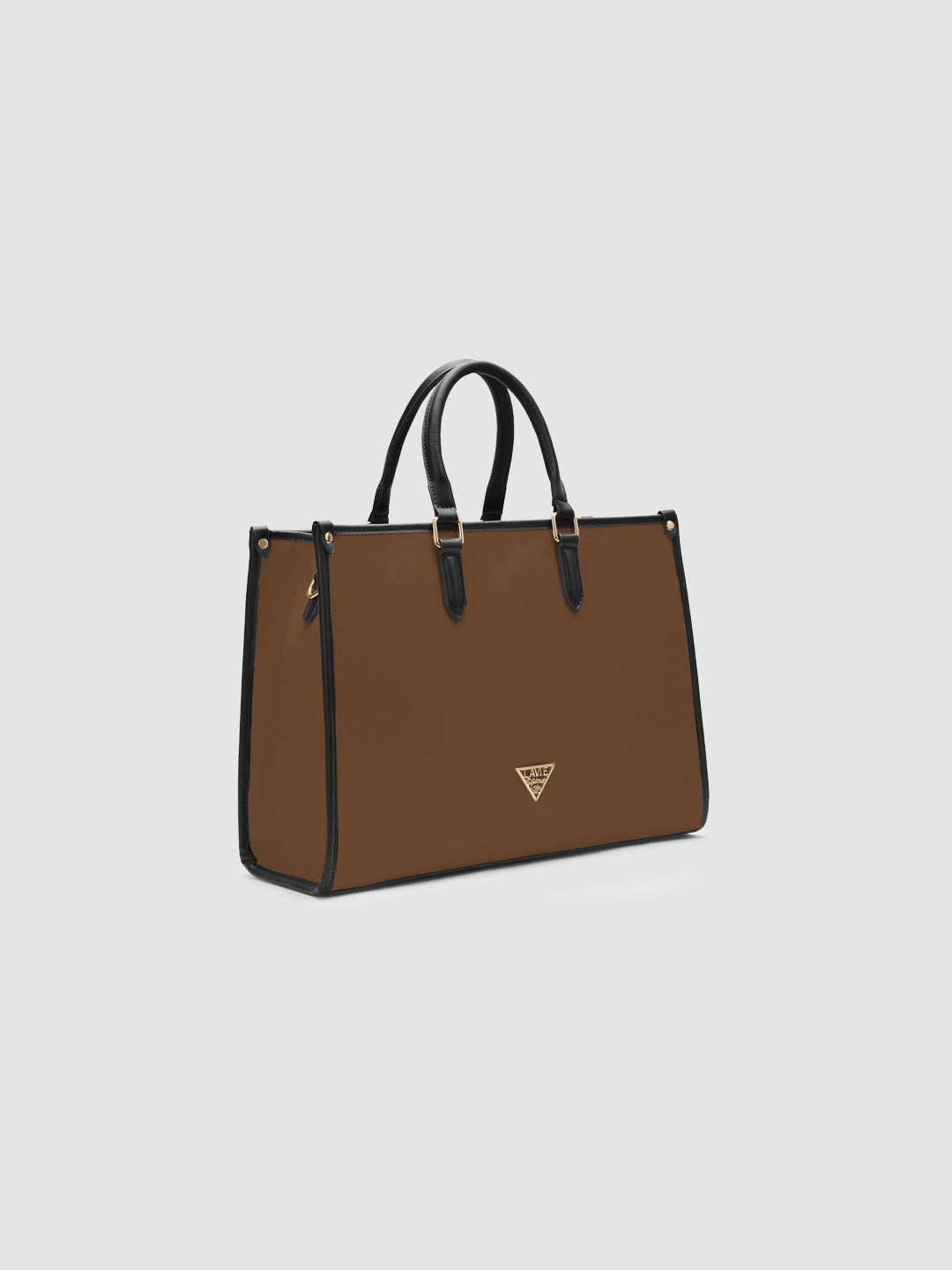 Lavie Signature Madisson Large Dark Tan Women's Box Tote