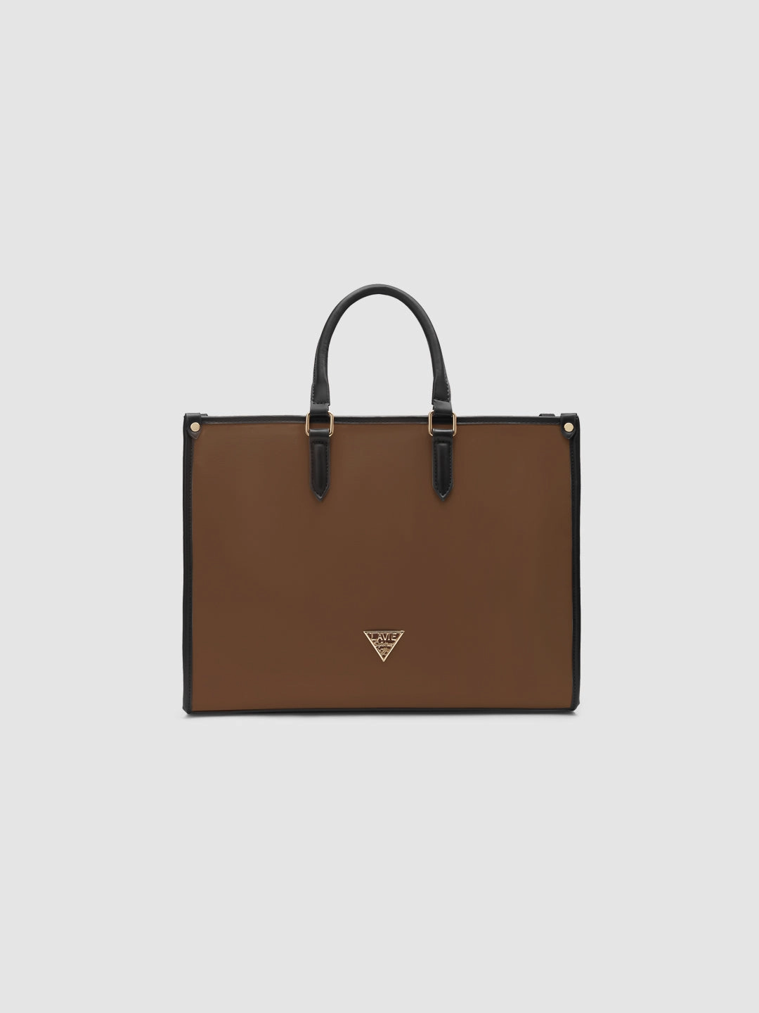 Lavie Signature Madisson Large Dark Tan Women's Box Tote