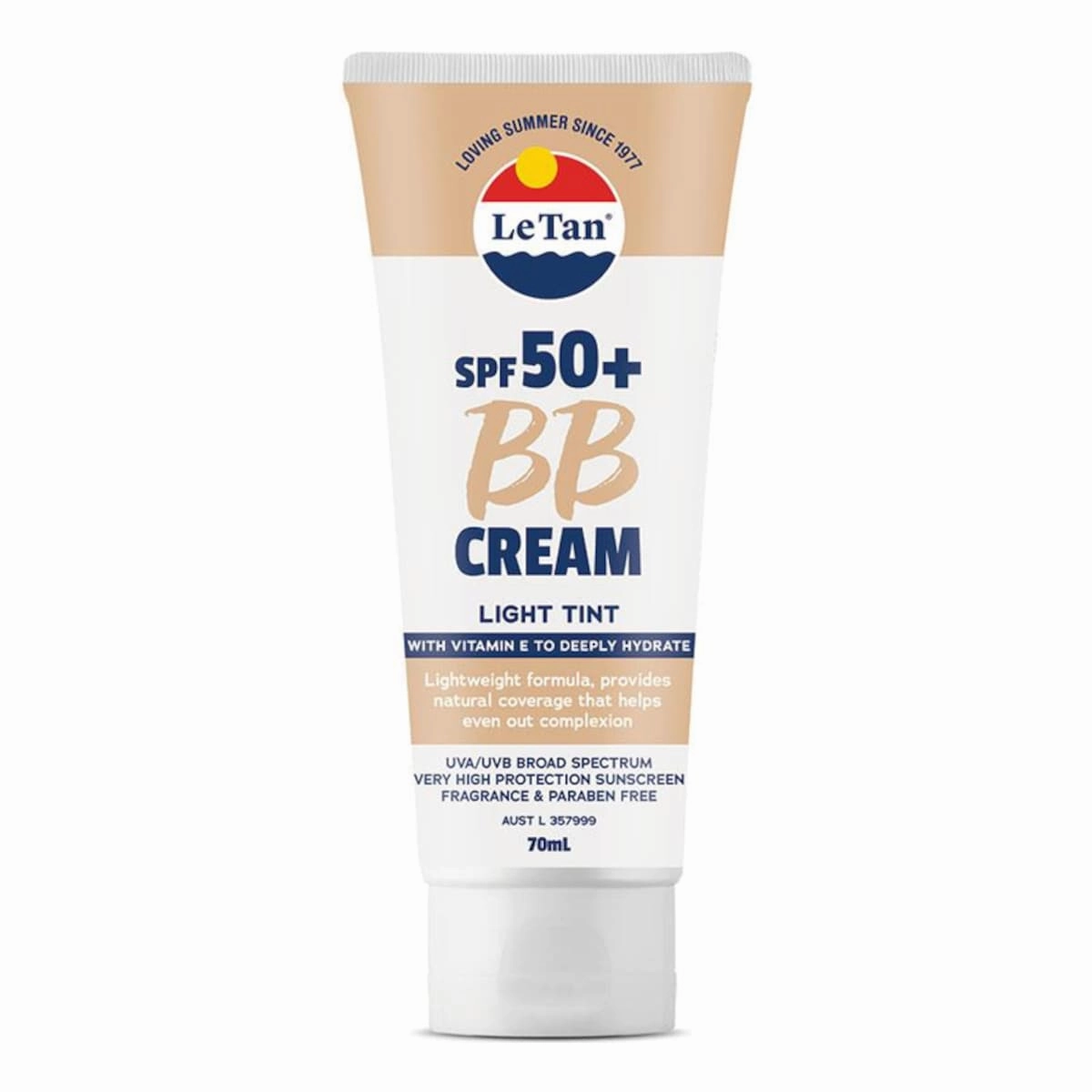 Le Tan SPF 50  BB Tinted Light 70ml