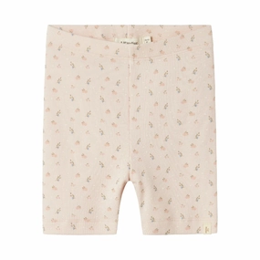 Lil' Atelier gago slim biker short peach blush