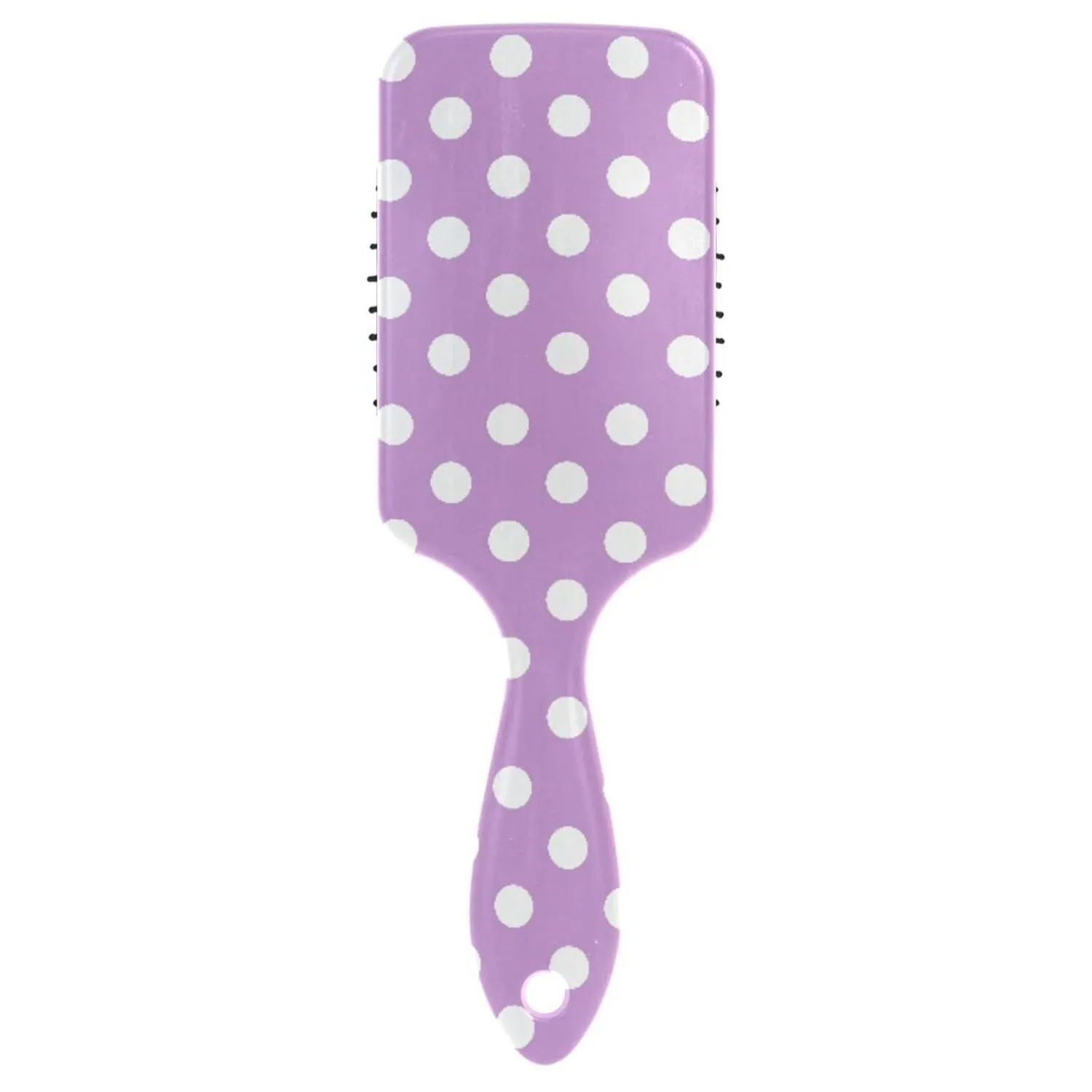 Lilac Purple Dot Wet Brush Detangling Hair Brush for Kids Girls Air Cushion Comb Wet And Dry Hairbrush Wetbrush
