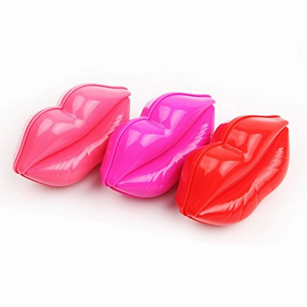 Lip Shape Detangling Hair Brush with Mirror
