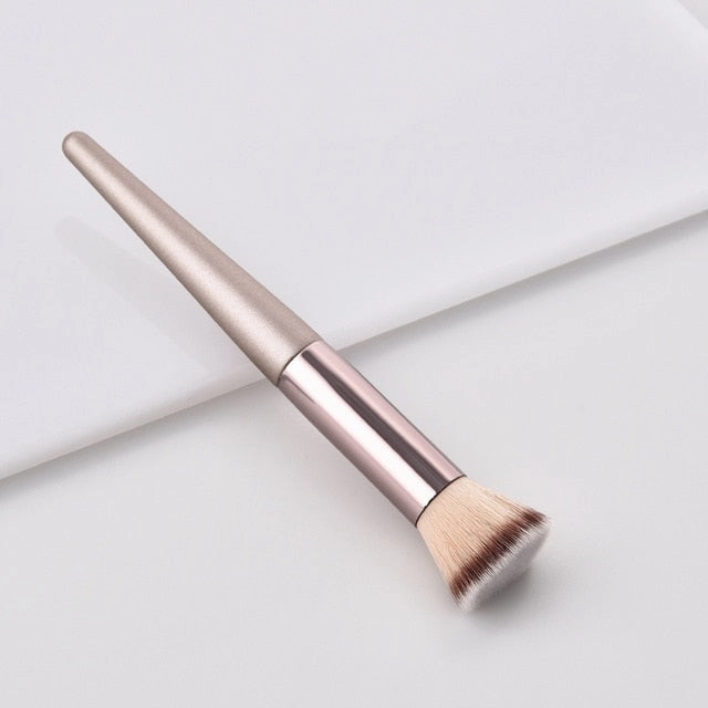 Luxury Champagne Makeup Brushes Set For Foundation Powder Blush Eyeshadow Concealer Lip Eye Make Up Brush Cosmetics Beauty Tools