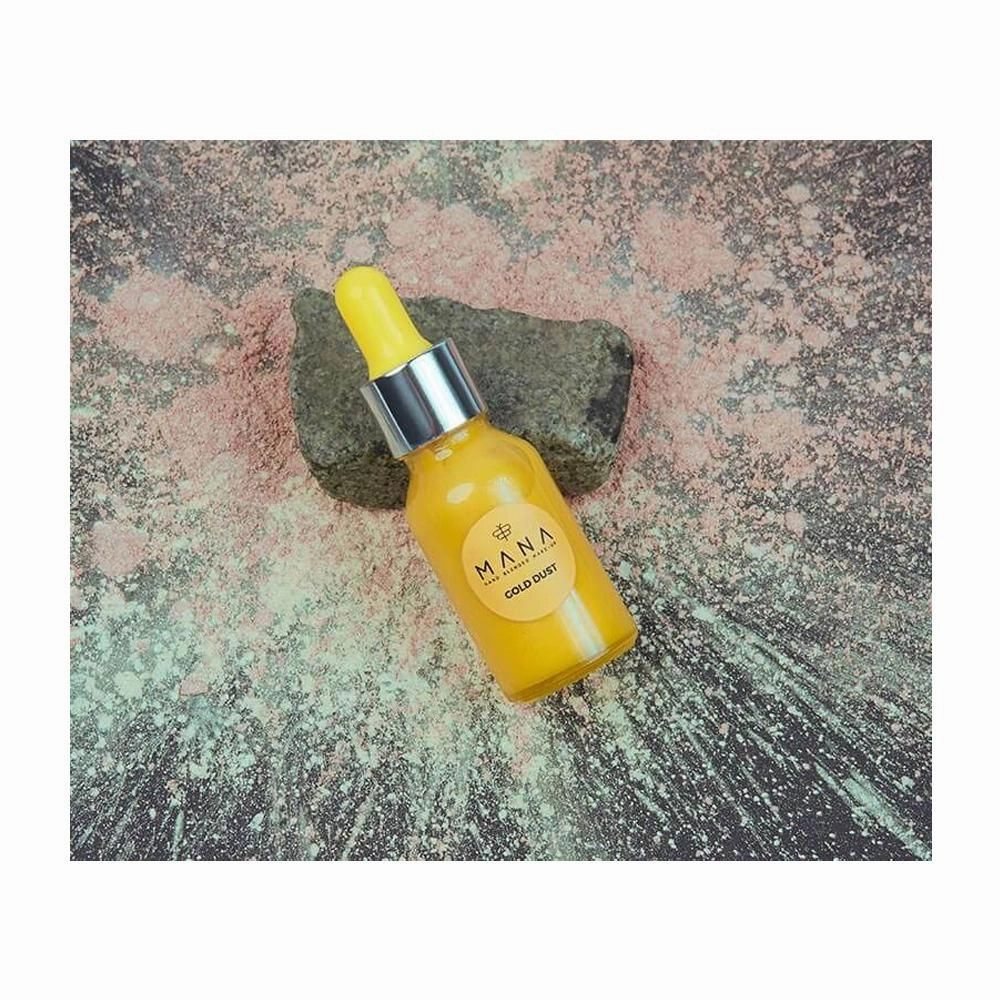 Mana Beauty- Gold Dust Complexion Highlighter Rustic beige galore 15 ml
