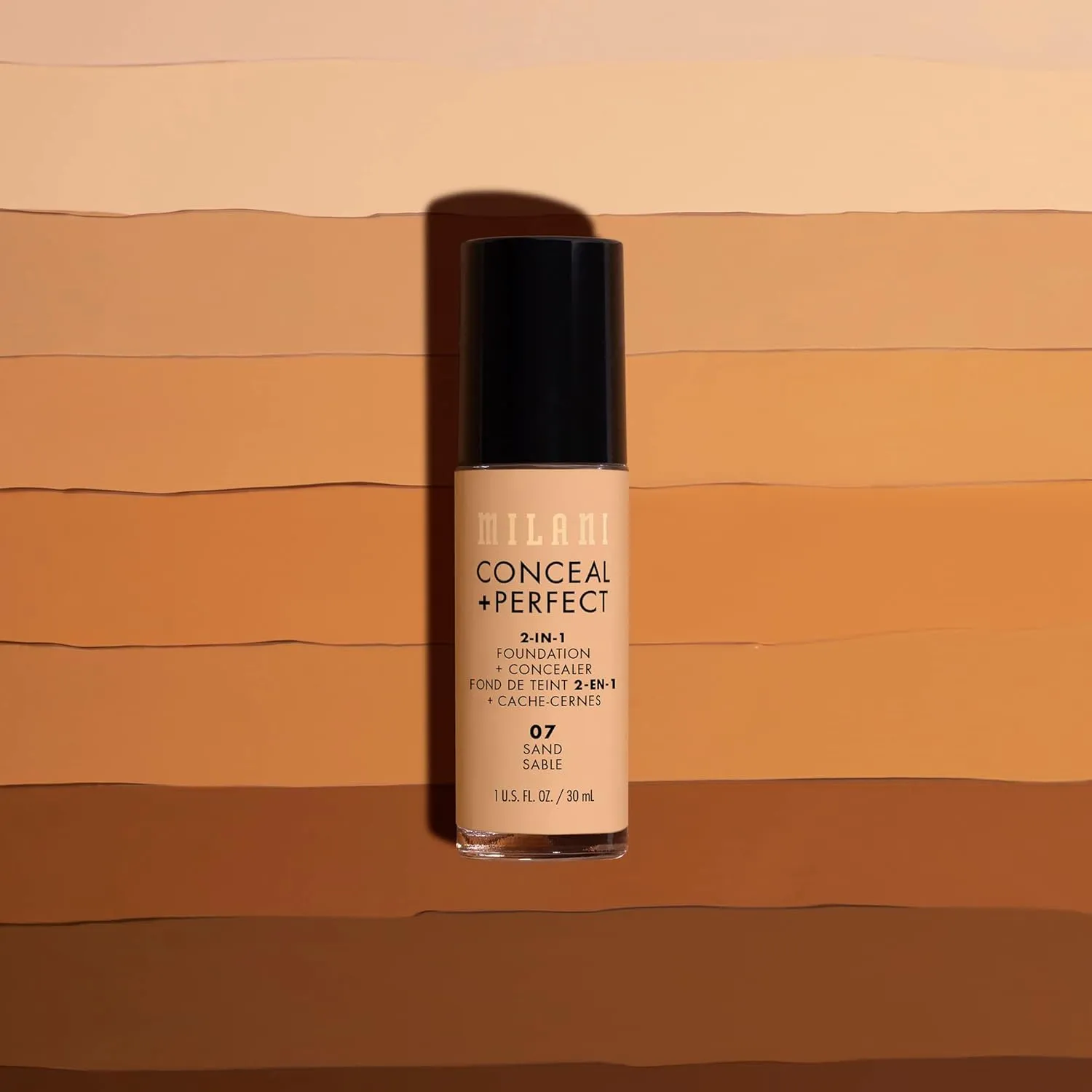 Milani Conceal   Perfect 2-in-1 Foundation   Concealer - Golden Vanilla (1 Fl. Oz.) Cruelty-Free Liquid Foundation - Cover Under-Eye Circles, Blemishes & Skin Discoloration for a Flawless Complexion