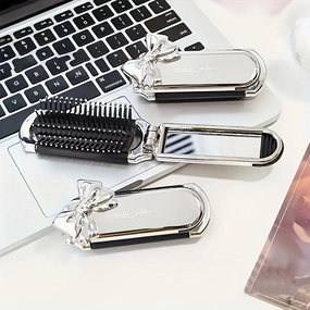 Mini Folding Hair Brush for Women – Portable with Air Cushion