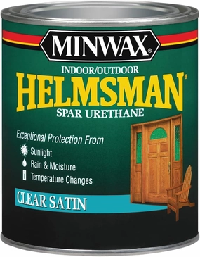 Minwax Helmsman Indoor/Outdoor Spar Urethane, Quart, Satin
