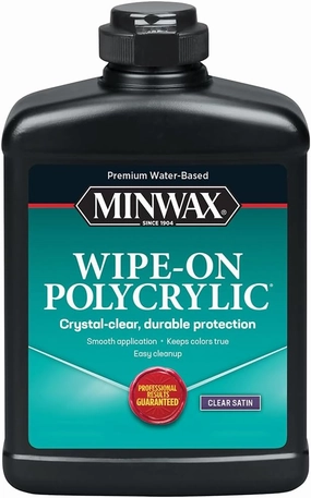 MINWAX Water-Base Wipe-On Polyurethane 16fl oz