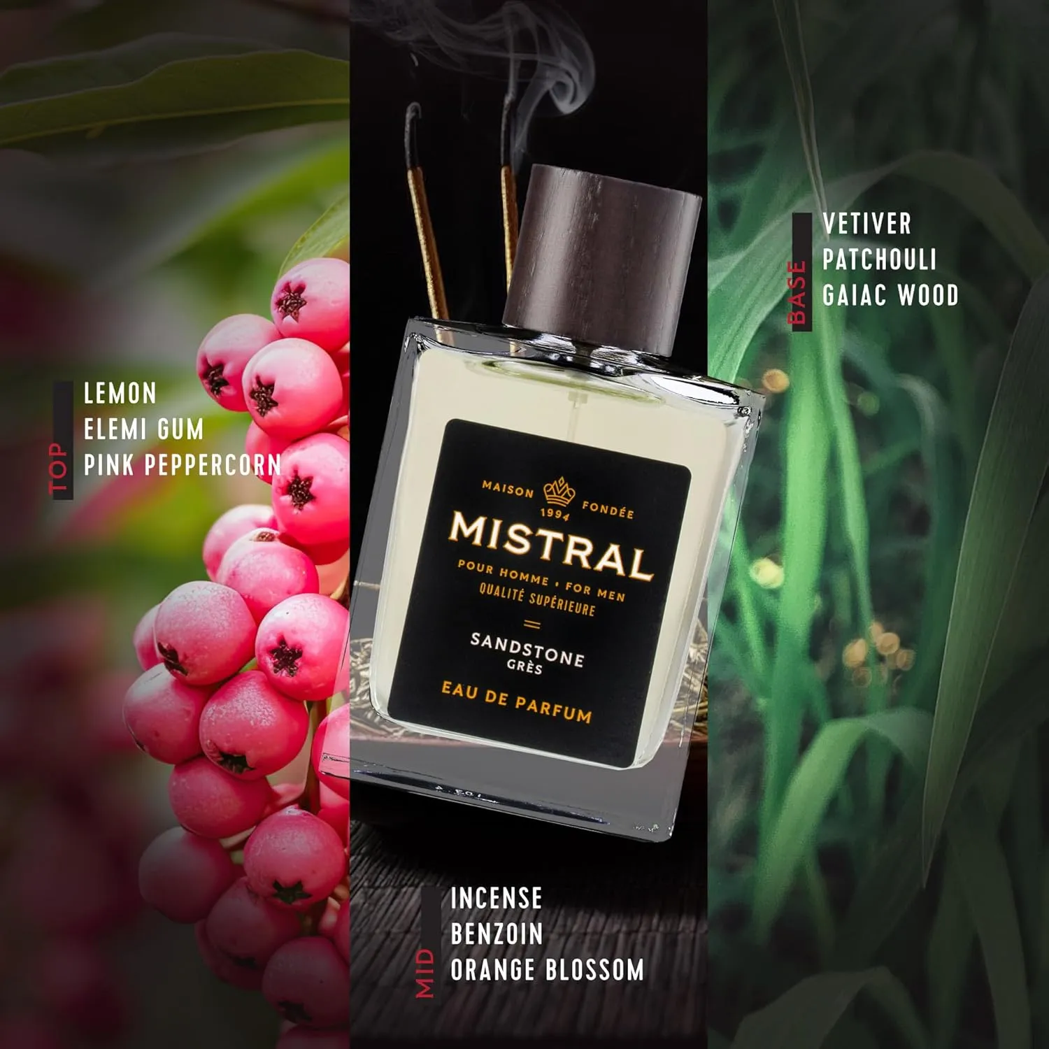 Mistral Cologne, Sandstone, 3.4 Oz