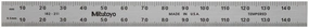 Mitutoyo 182-211, Steel Rule, 150mm ( 1mm, 0.5mm), 1/64" Thick X 12mm Wide, Satin Chrome Finish Tempered Stainless Steel