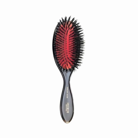 Model 33 38 30 83 Large Root Boar Bristles Black Handle Premium Boar Bristle Hair Brush - Pneumatic hairbrush, 11 Rows, L 8.8in
