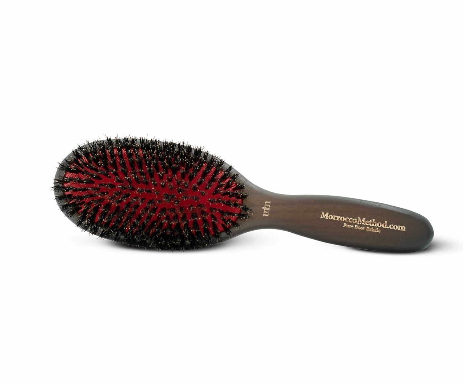 Morrocco Method Pure Boar Bristle Hairbrush. Designed for sensitive scalps and thinner hair types – Large