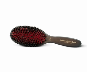 Morrocco Method Pure Boar Bristle Hairbrush. Designed for sensitive scalps and thinner hair types – Large