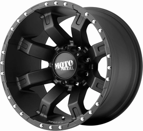 Moto Metal MO968 Satin Black Wheel with Painted (20 x 10. inches /8 x 170 mm, -24 mm Offset)