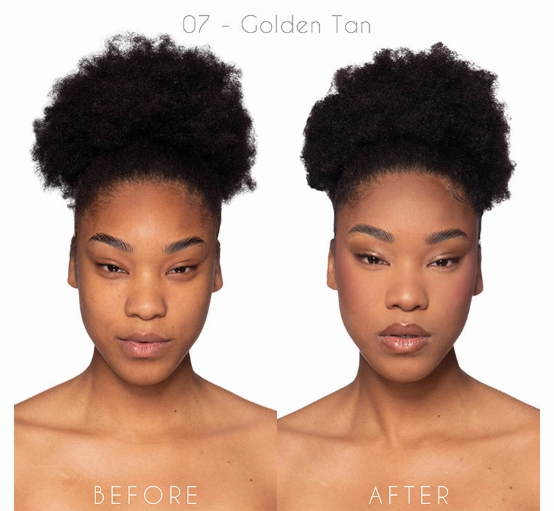 MRS GLAM GLORIOUS SKIN POWDER FOUNDATION - 07 GOLDEN TAN