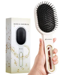 Musical Hair Brush with Song(You Are My Sunsine), Detangling Round Bristle Paddle Brush for All Hair Types, Scalp Massage & Stress Relief for Women/Men/Kids, Idea Gift by Combetter