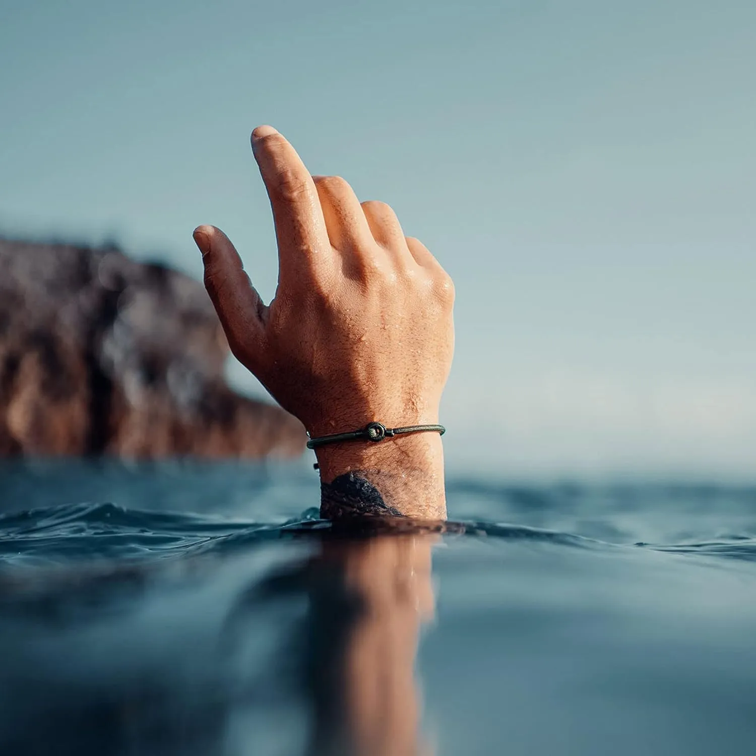 MVMT Men's Upcycle Rope Ocean Plastic Bracelet