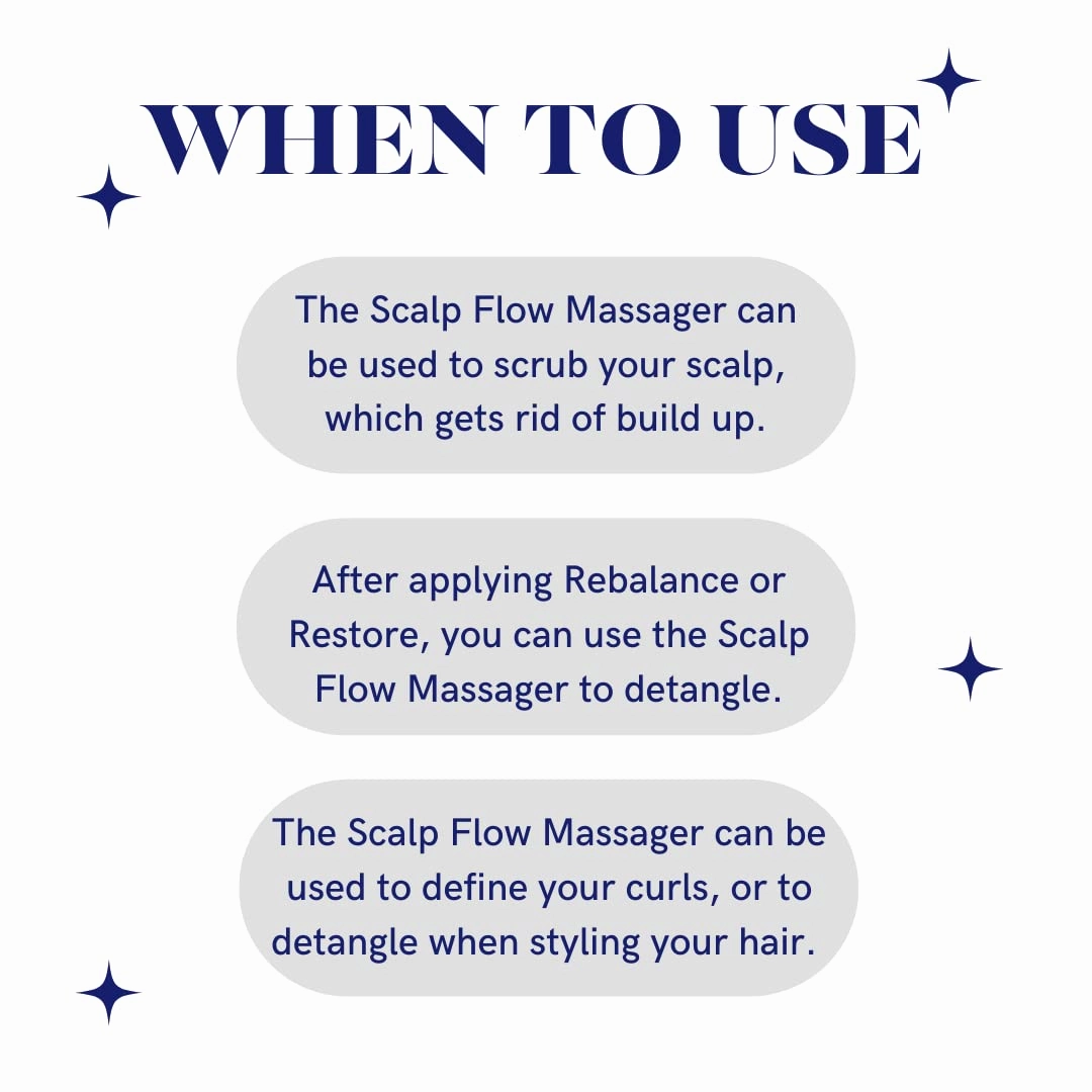 Naturally Drenched Scalp Massager-Detangling Brush-Styler. Soft & Flexible Bristles - Removes Excess Build-Up - Safe for All Hair Types – Styling Brush for Separating, Shaping and Defining Curls