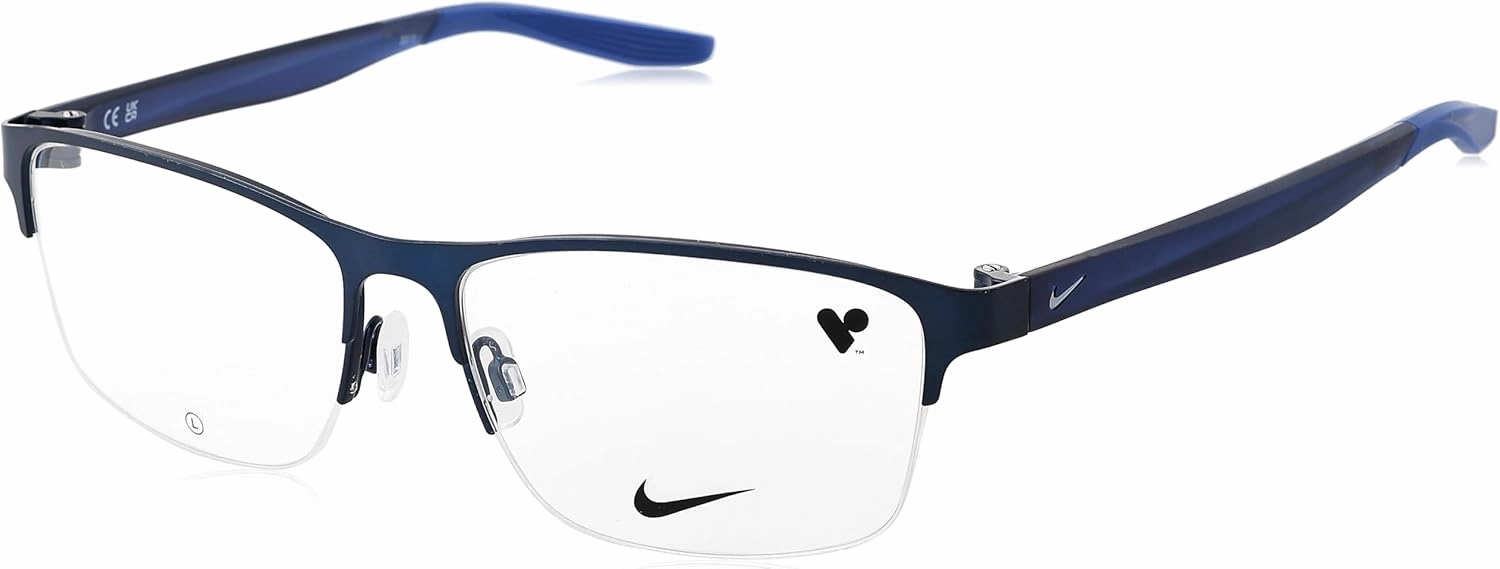 NIKE Eyeglasses 8153 410 Satin Navy/Matte Midnight Navy
