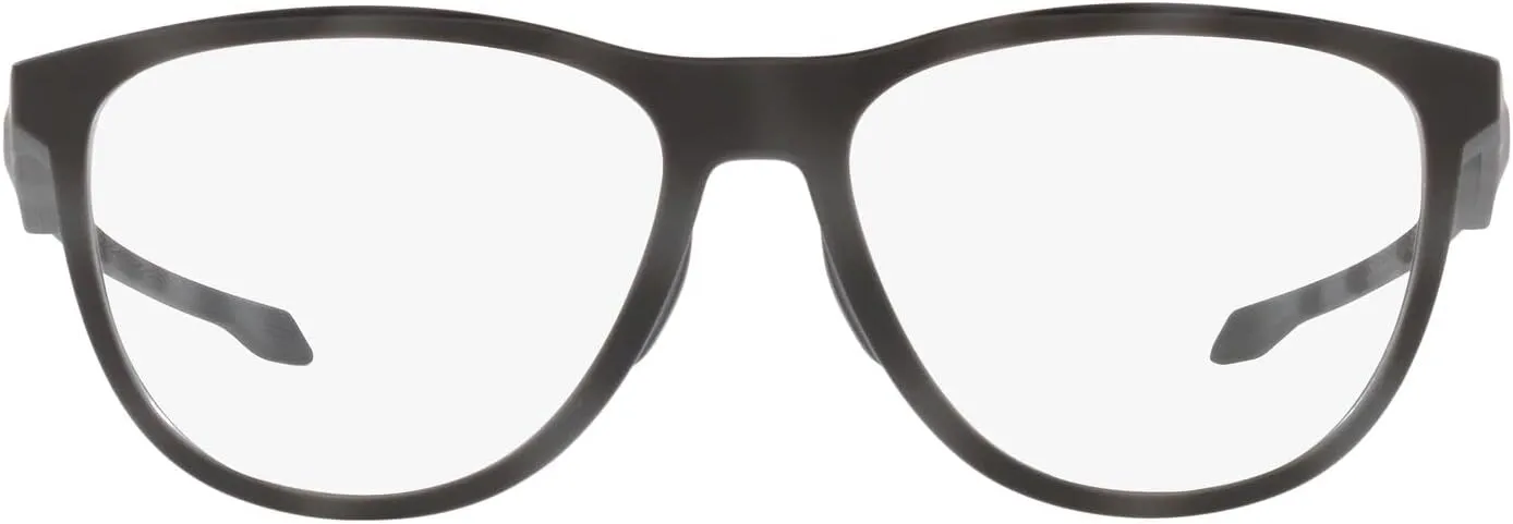 Oakley Men's Ox8056f Admission Low Bridge Fit Aviator Prescription Eyewear Frames, Satin Black Camo/Demo Lens, 53 mm