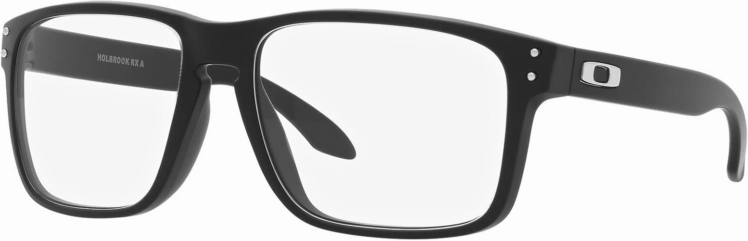 Oakley Men's Ox8100f Holbrook Rx Low Bridge Fit Square Prescription Eyewear Frames