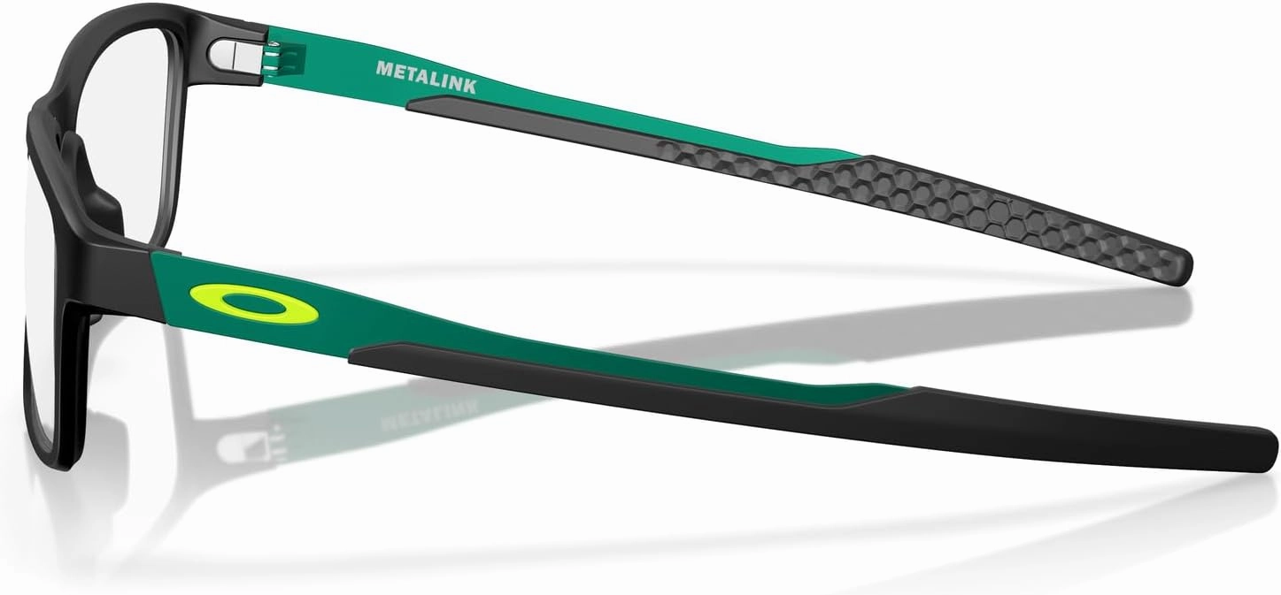 Oakley Men's Ox8153 Metalink Rectangular Prescription Eyeglass Frames