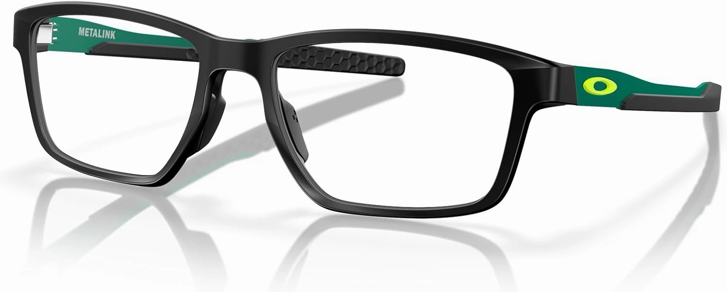 Oakley Men's Ox8153 Metalink Rectangular Prescription Eyeglass Frames