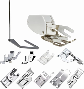 Open Toe Walking Foot W/Guide Set for Brother,Singer,Janome and More Sewing Machine Accessory Kit Quilting and Sewing Stitch Through Multiple Layers