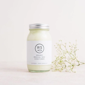 Organic Broccoli   Rose Geranium Hair Conditioner from Wild Sage   Co