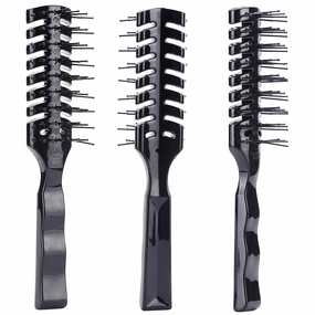 Pack of 3 Vented Hair Brush, Professional Vent Hairbrush for Blow Dry Styling Women & Men's Long Short, Thin, Fine, Thick, Dry or Wet Hair, Static Free & Heat Resistant