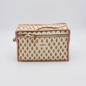 Peach Blush Makeup Bag