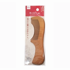 Peach Wood Comb Wide