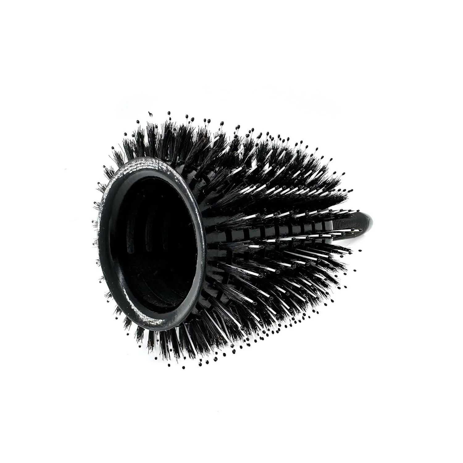 Phillips Brush Luxe Monster Vent 1 Poly-Tipped Professional Hair Brush (4.5” Diameter Barrel) – Black & Rose Gold Vented Hairbrush, Mixed Boar Hair & Poly-Tipped Nylon Bristles