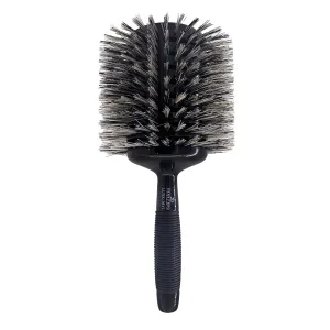Phillips Brush Luxe Monster Vent 1 Professional Hair Brush (5” Diameter Barrel) – Black & Rose Gold Vented Hairbrush with Nylon Reinforced Boar Hair Bristles, Ergonomic Rubber Grip