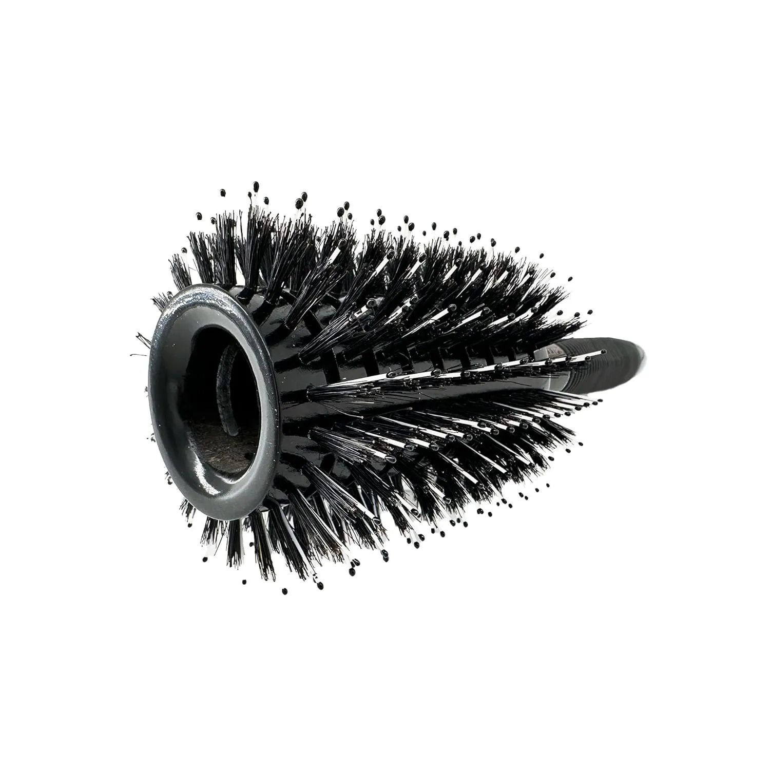 Phillips Brush Luxe Monster Vent 3 Poly-Tipped Professional Hair Brush (3.5” Diameter Barrel) – Black & Rose Gold Vented Hairbrush, Mixed Boar Hair & Poly-Tipped Nylon Bristles