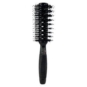 Phillips Brush Luxe Monster Vent 5 Poly-Tipped Professional Hair Brush (2.5” Diameter Barrel) – Black & Rose Gold Vented Hairbrush, Mixed Boar Hair & Poly-Tipped Nylon Bristles