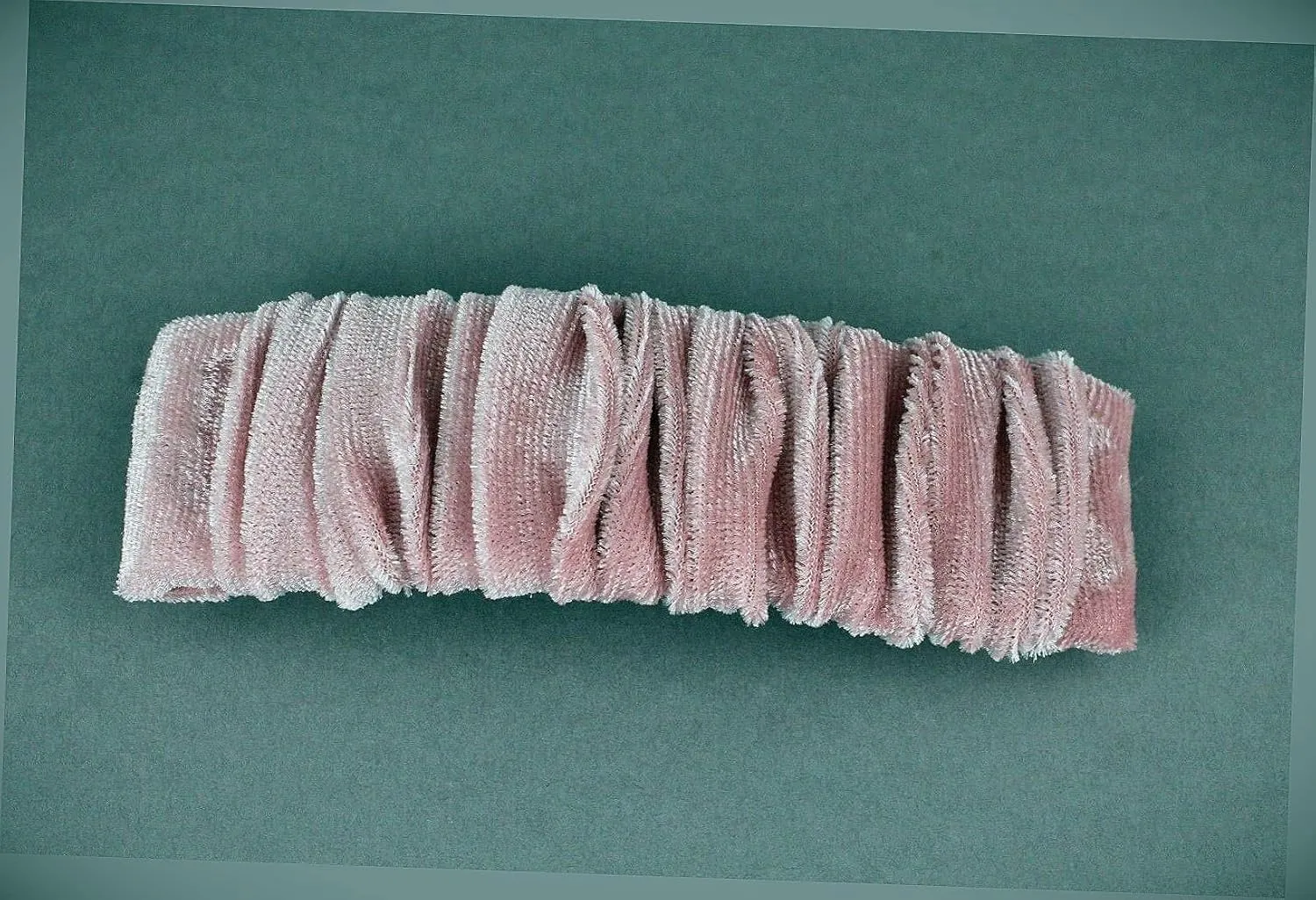 Pink Velvet Barrette Scrunched Fabric Rectangle Hair Clip 4-4.25" Long Mauve Fashion hair Accessories for Women