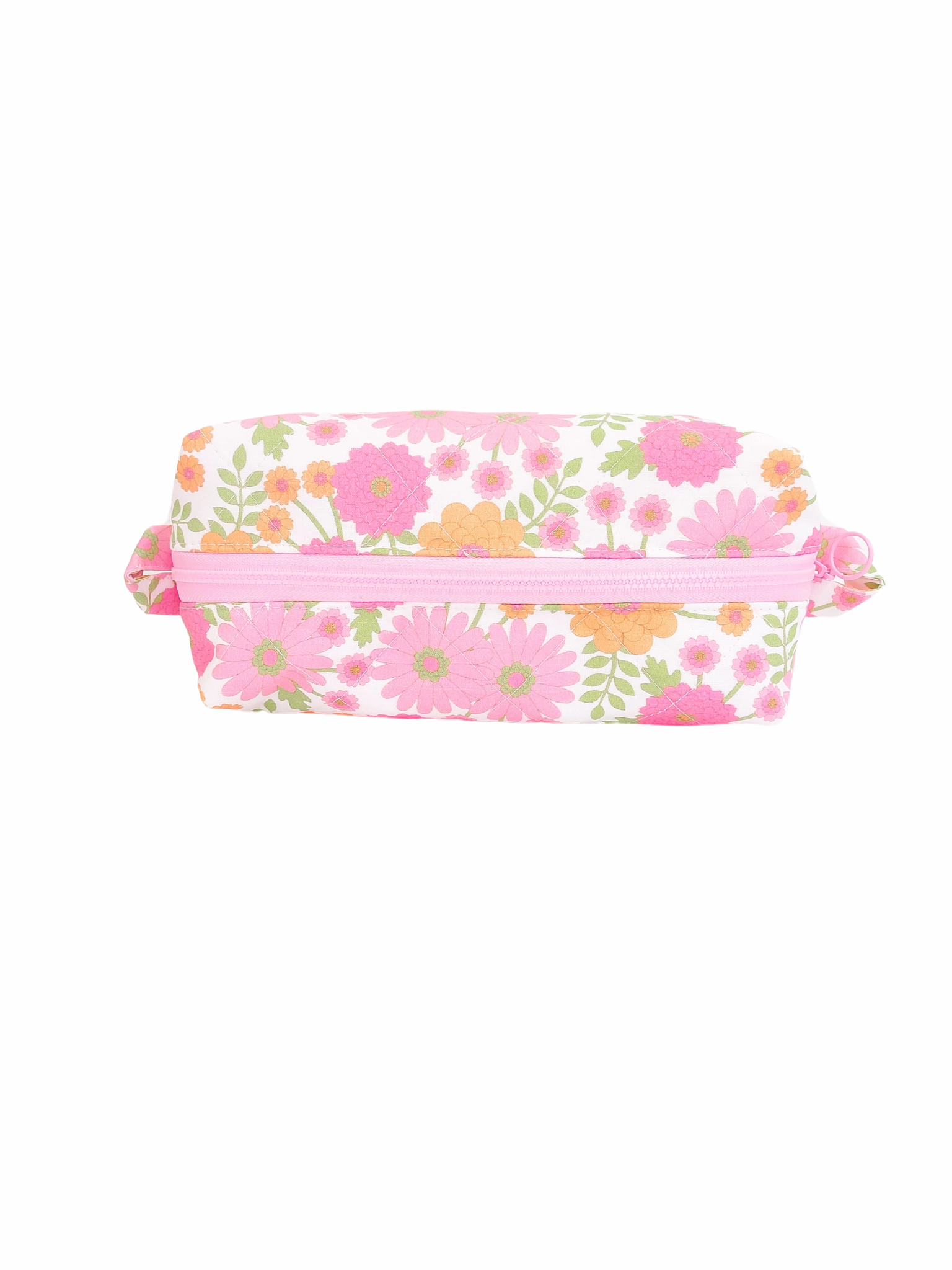 Quilted Makeup Bag- Vintage Floral