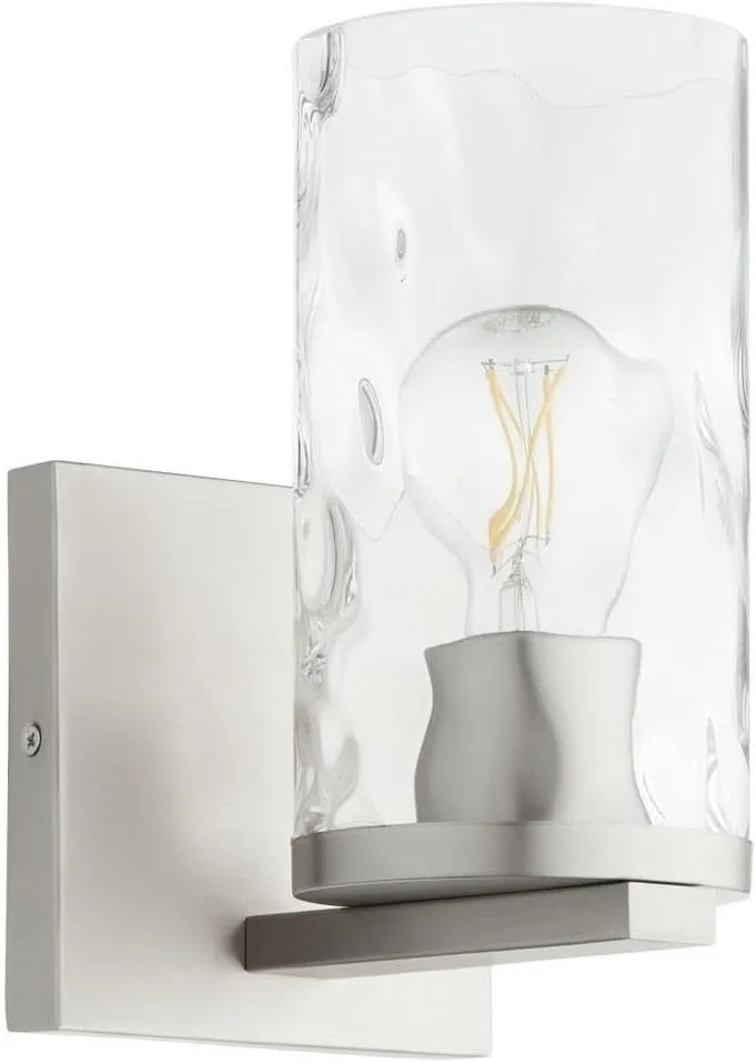 Quorum 5111-1-65 Steinway - 1 Light Wall Mount in Contemporary Style-8.75 Inches Tall and 5 Inches Wide, Finish Color: Satin Nickel