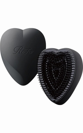 ReFa HEART BRUSH Matte Black