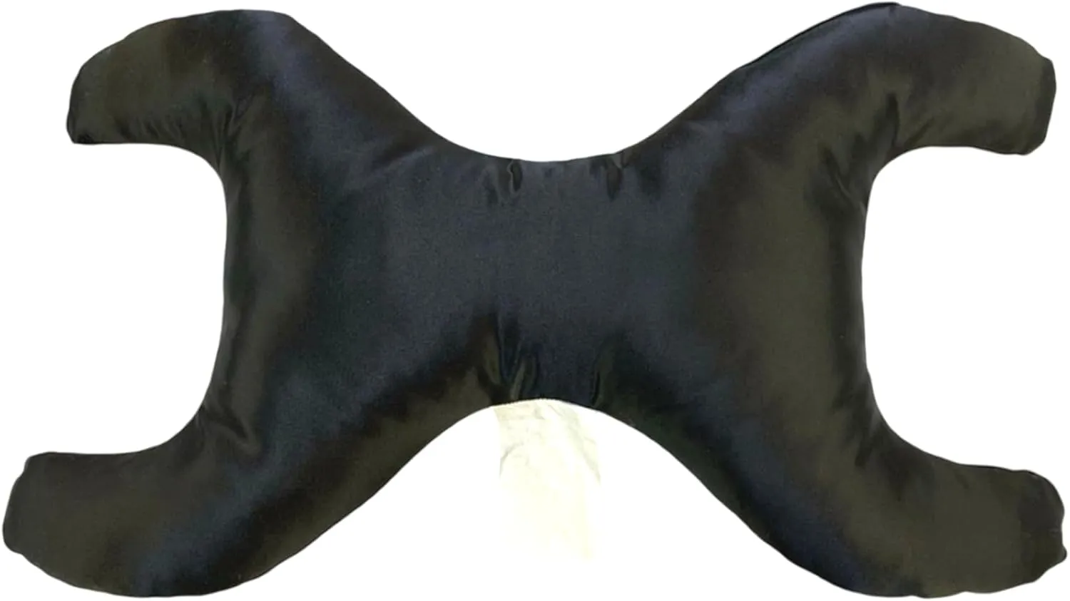 Save My Face!" Pillow La Petite Just The Pillow Luxury Satin Black