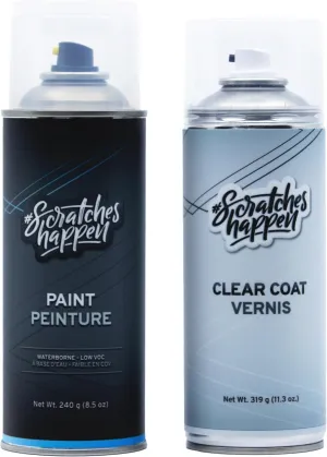 ScratchesHappen Exact-Match Spray Paint - Extreme Silver Satin (6780/9562008) for Bentley - Essential (Paint   Clear Coat)