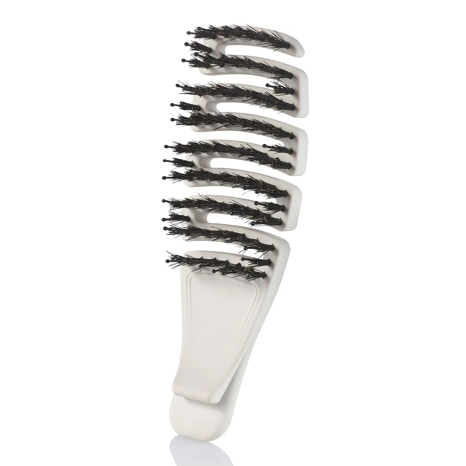 SEACRET Hair Brush - Paddle Brush, Ergonomic Detangling Hairbrush for Women, Men, and Kids. Curly Hair Brush. Boar Bristle Hair Brush suitable for All Hair Types. (Mini)