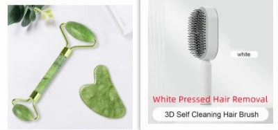 Self Cleaning Hair Brush For Women One-key Cleaning Hair Loss Airbag Massage Scalp Comb Anti-Static Hairbrush