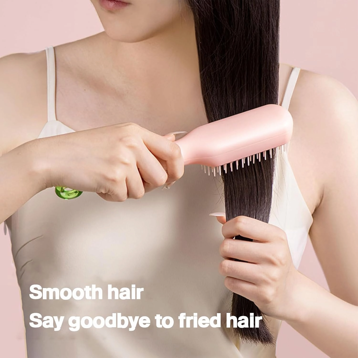 Self Cleaning Hair Brush, One-Click Cleaning Telescopic Hair Comb, Anti-Static Telescopic Hairbrush, Anti-Hair Entangled Automatic (random Color)