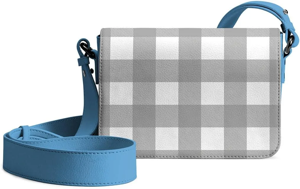 Slim Box Crossbody Purse for Women, Girls | Vegan Leather | Ladies Wallet | Shoulder Handbag | Magnetic Closure