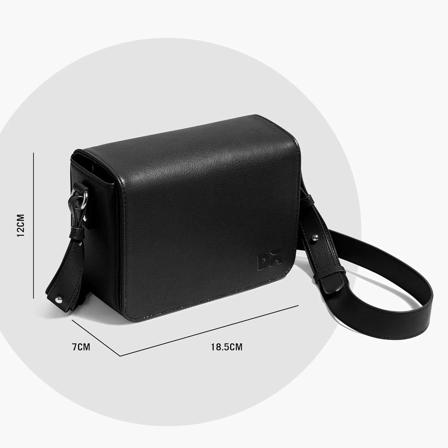 Slim Box Crossbody Purse for Women, Girls | Vegan Leather | Ladies Wallet | Shoulder Handbag | Magnetic Closure